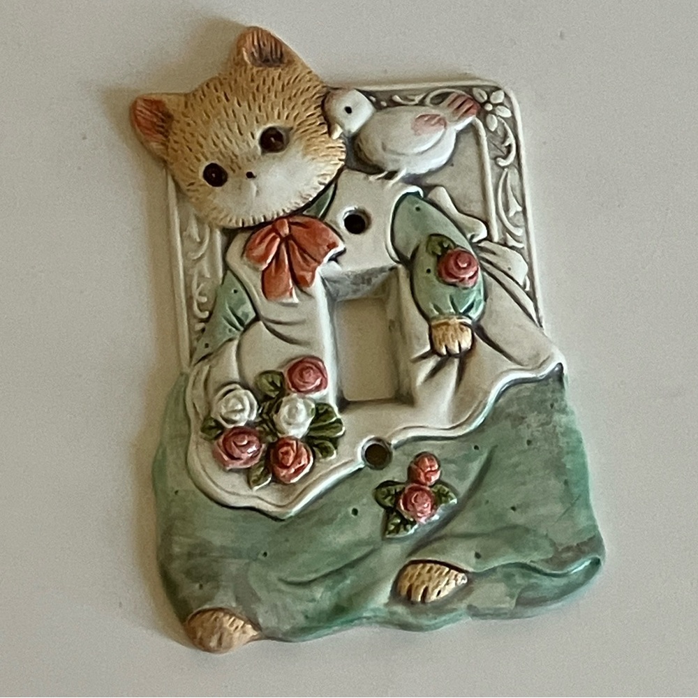 Vintage Takakashi Decorative Light Switch Cover